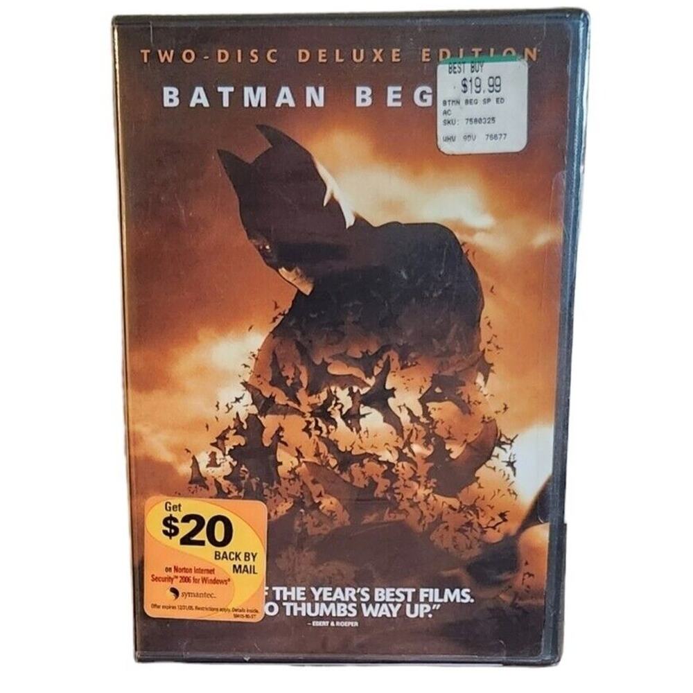 Batman Begins 2 Disc Deluxe Edition DVD (2005) New Sealed